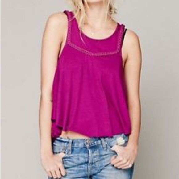Free people •free falling drippy tank• - Picture 6 of 6